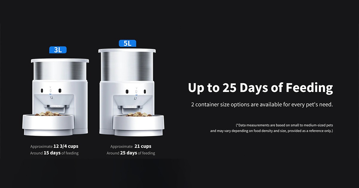 PETKIT Element 3 Infinity Automatic Pet Feeder - 5L