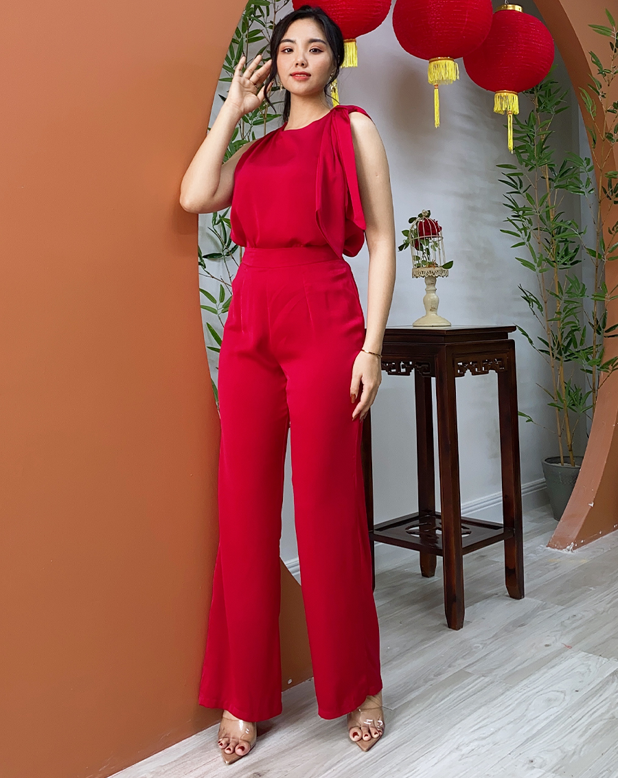 Set bộ đồ quần dài ống loe áo nơ_thumbnail_10