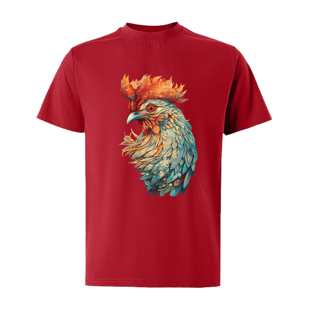 Áo thun nam form rộng 12 con giáp tuổi Dậu ATD486 Miucho Iconic cotton cổ tròn in graphic_thumbnail_19