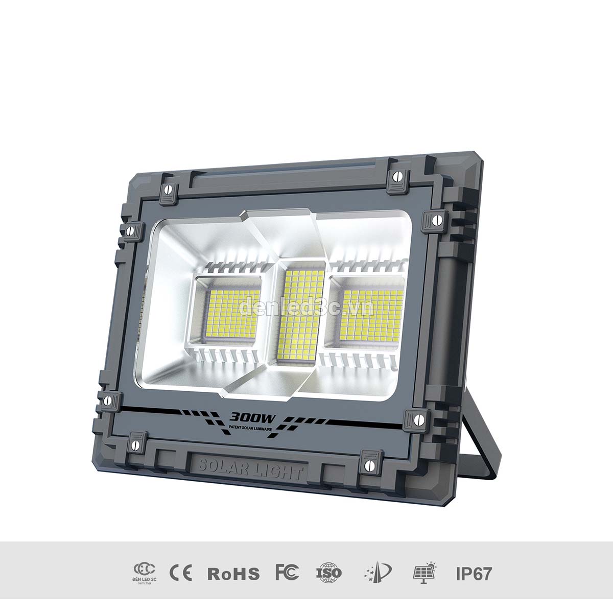 Đèn Pha Năng Lượng Mặt Trời Lắp trong nhà và ngoài trời Đèn LED 3C_thumbnail_5