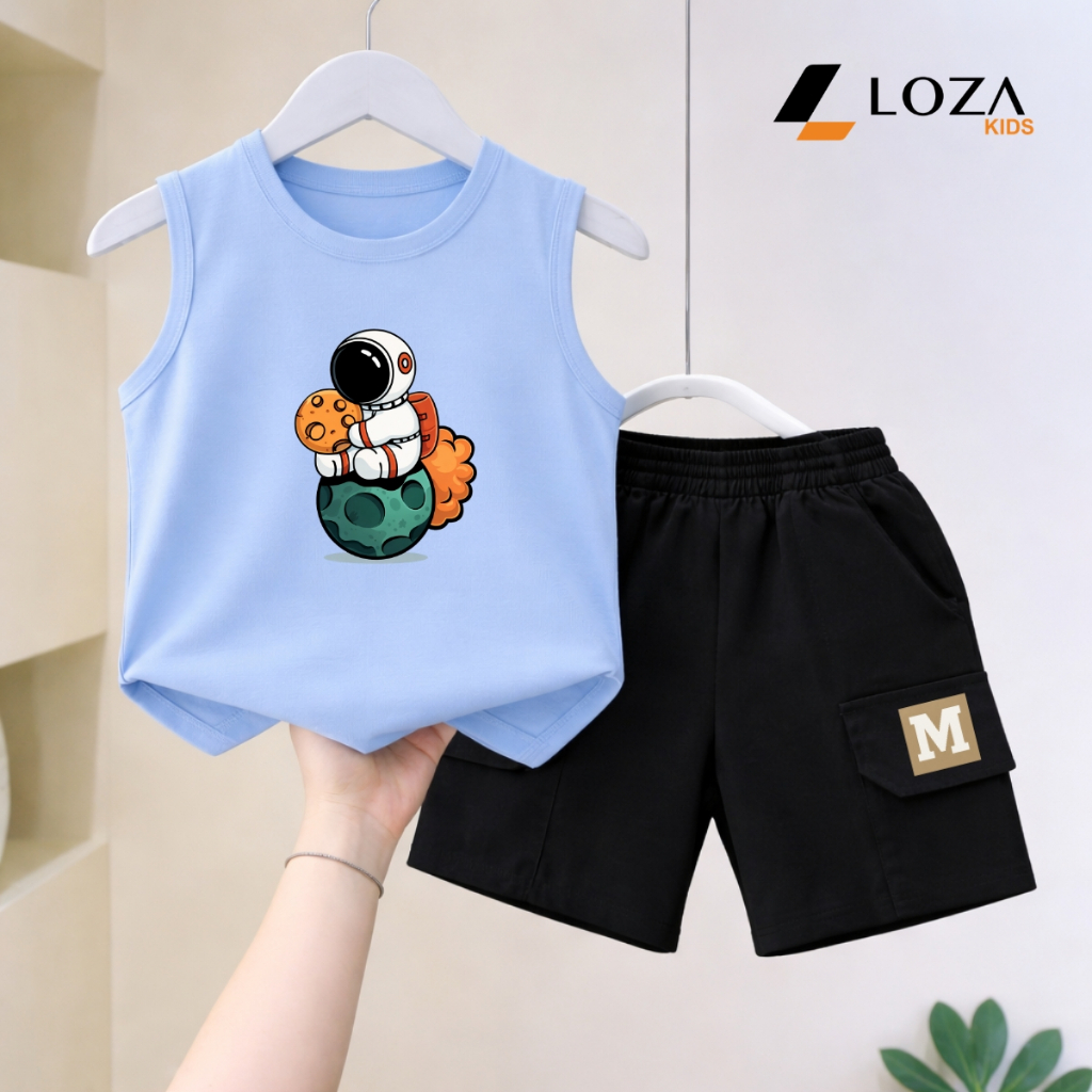 Set bộ ba lỗ hình phi hành gia ôm thiên thạch - Loza Kids BS584_thumbnail_1