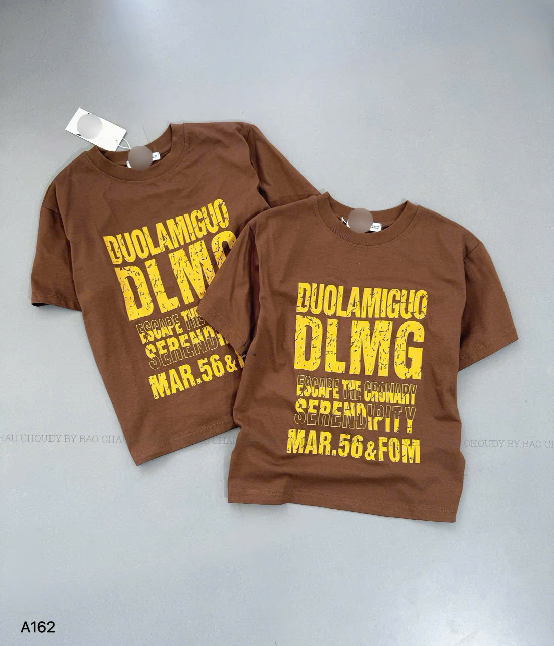 A162 ÁO THUN NÂU