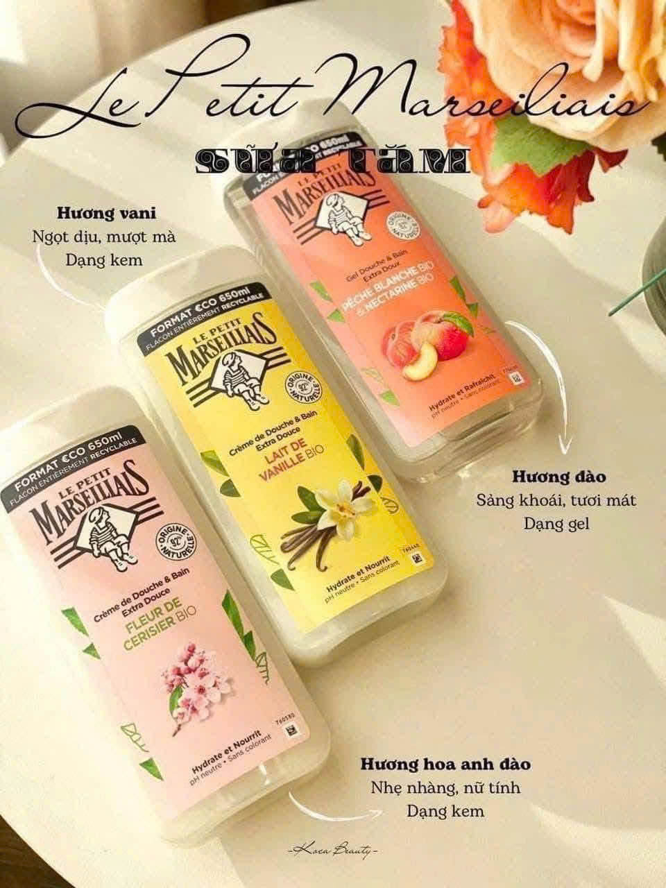 SỮA TẮM PHÁP MARSEILIAIS 650ML - FREESHIP