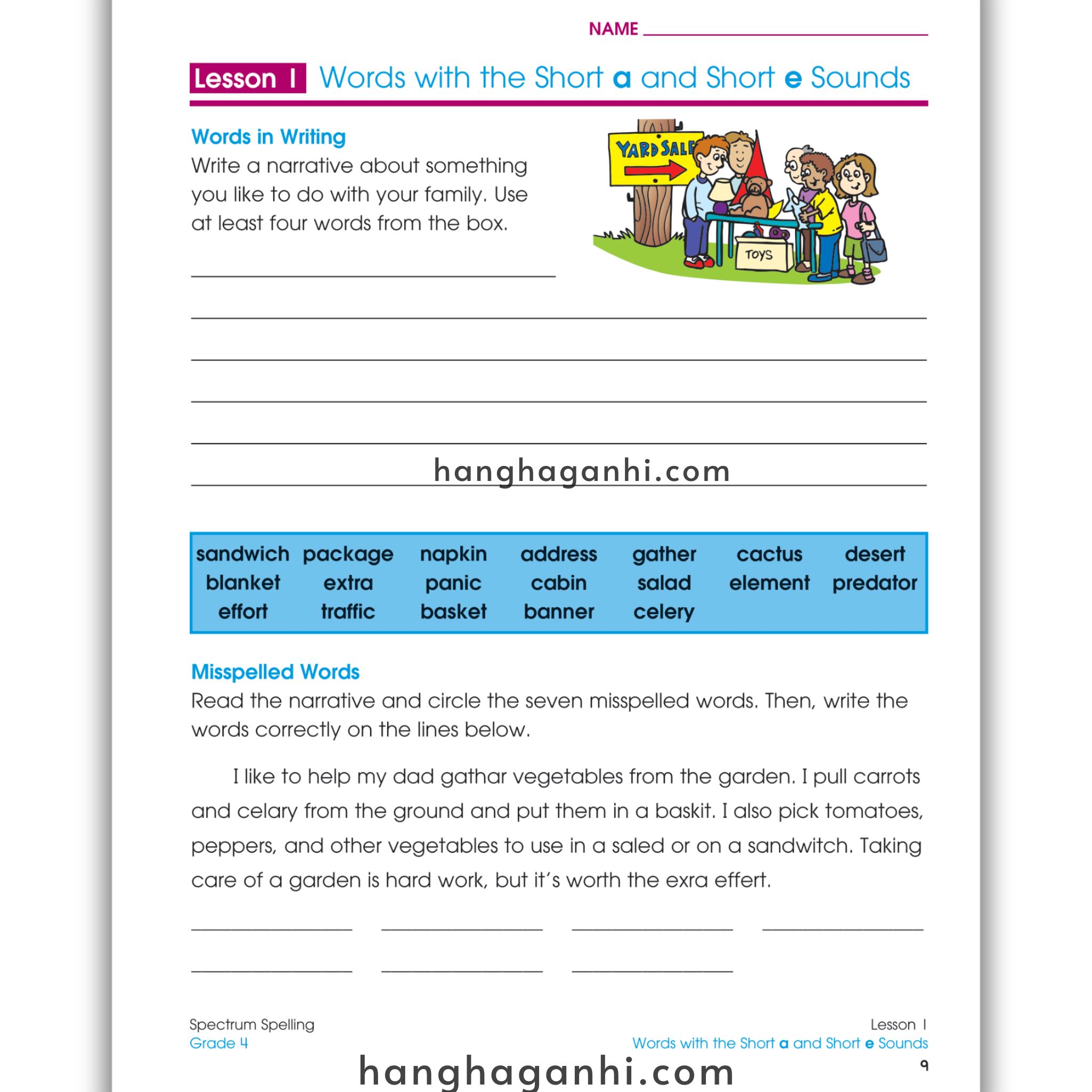 Sách Spectrum Spelling Workbook Grade 4_thumbnail_3