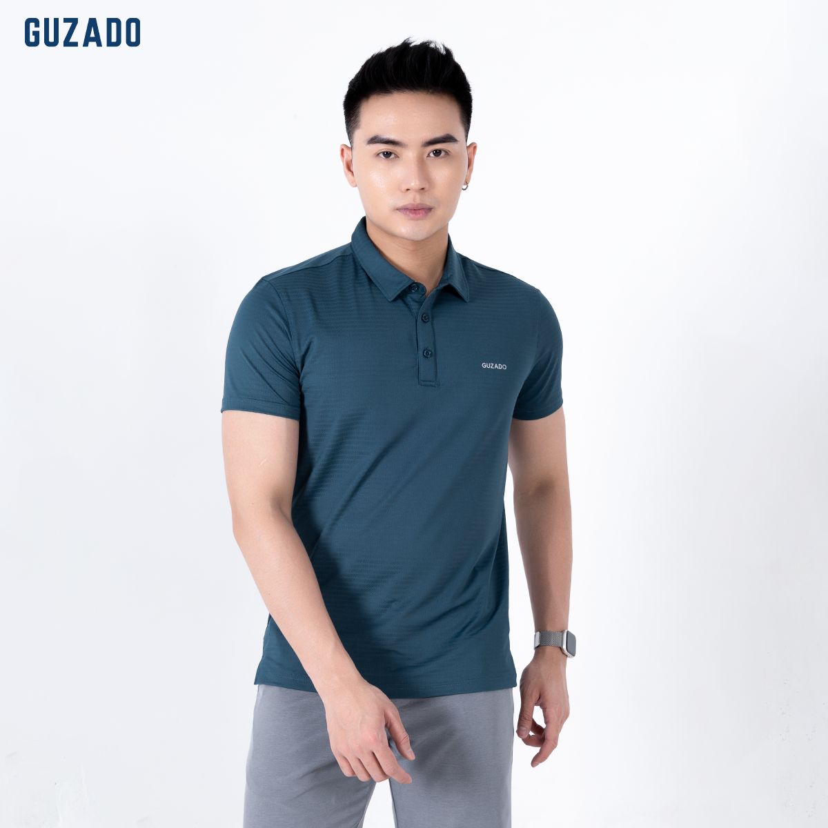 Áo Polo thể thao nam CoolMax-S1 Logo thương hiệu Guzado GPL01_thumbnail_41