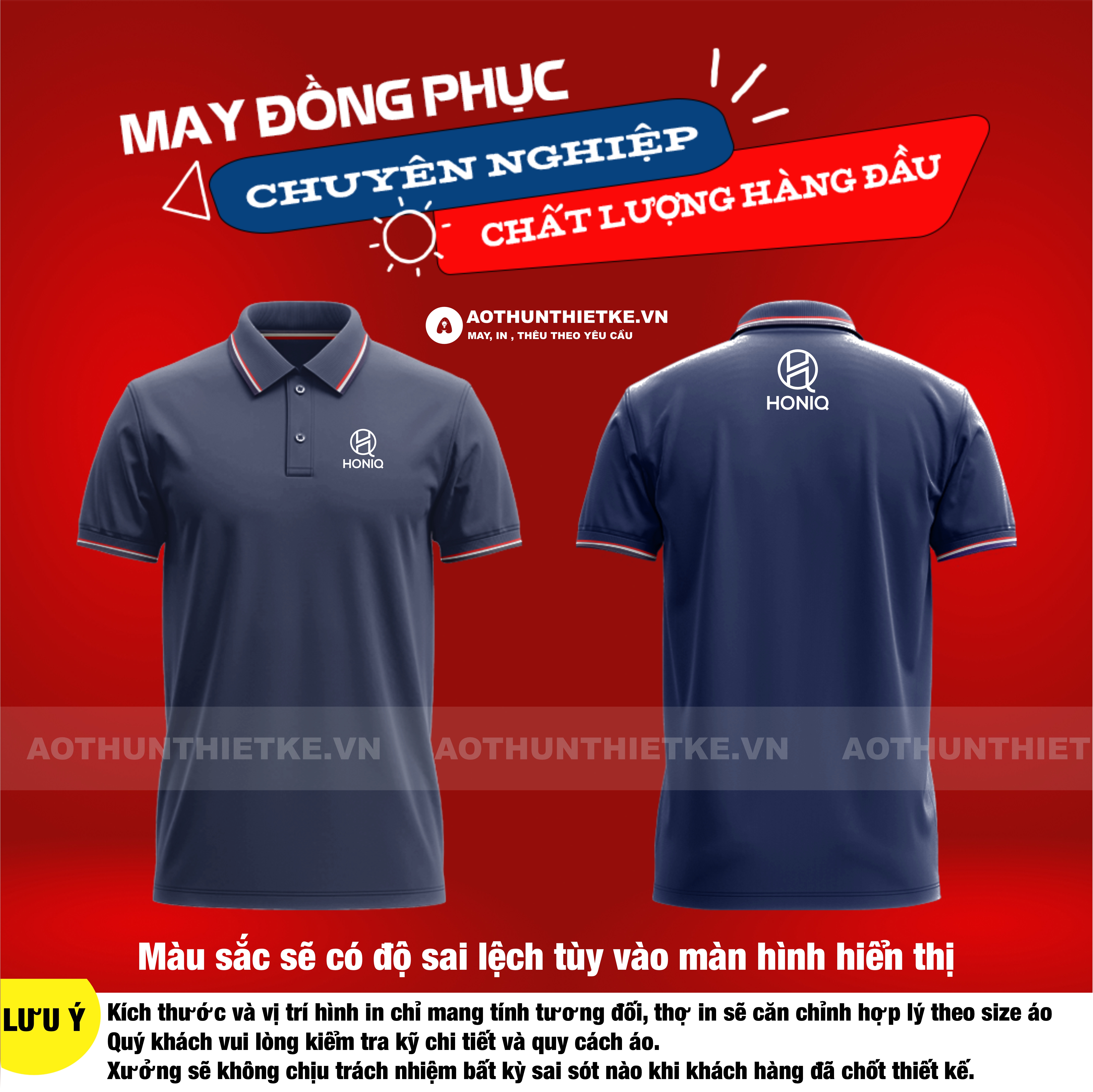 Áo Đồng Phục Công Ty HONIQ ver2