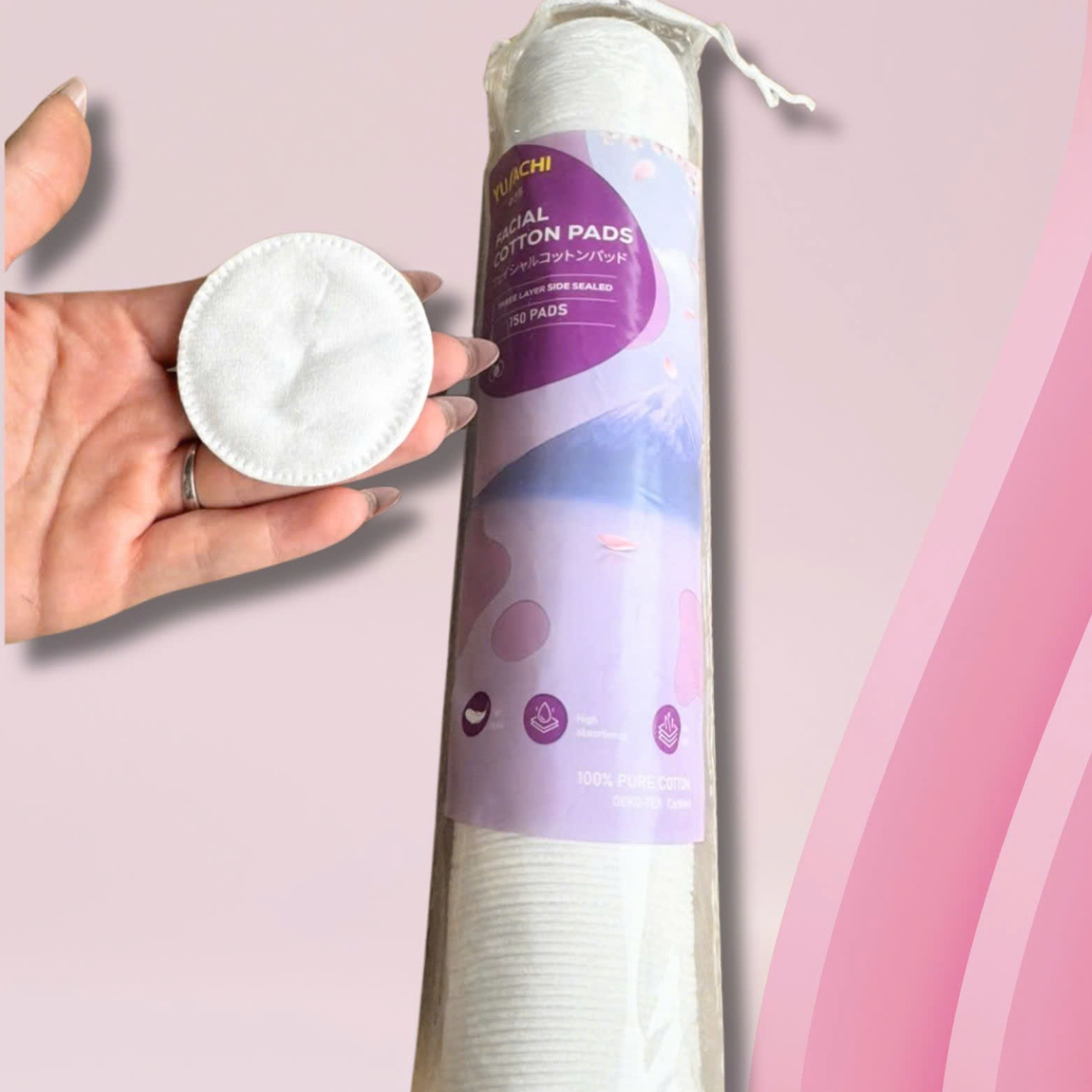 Set 3 Bông Tẩy Trang Yusachi Suzuran Nhật Bản_thumbnail_9