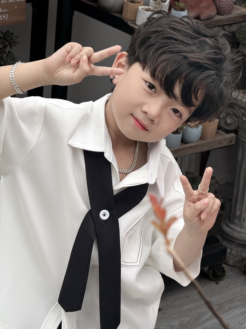 Bộ Quần Áo Xược Hàn Đùi Cho Bé Trai_thumbnail_5