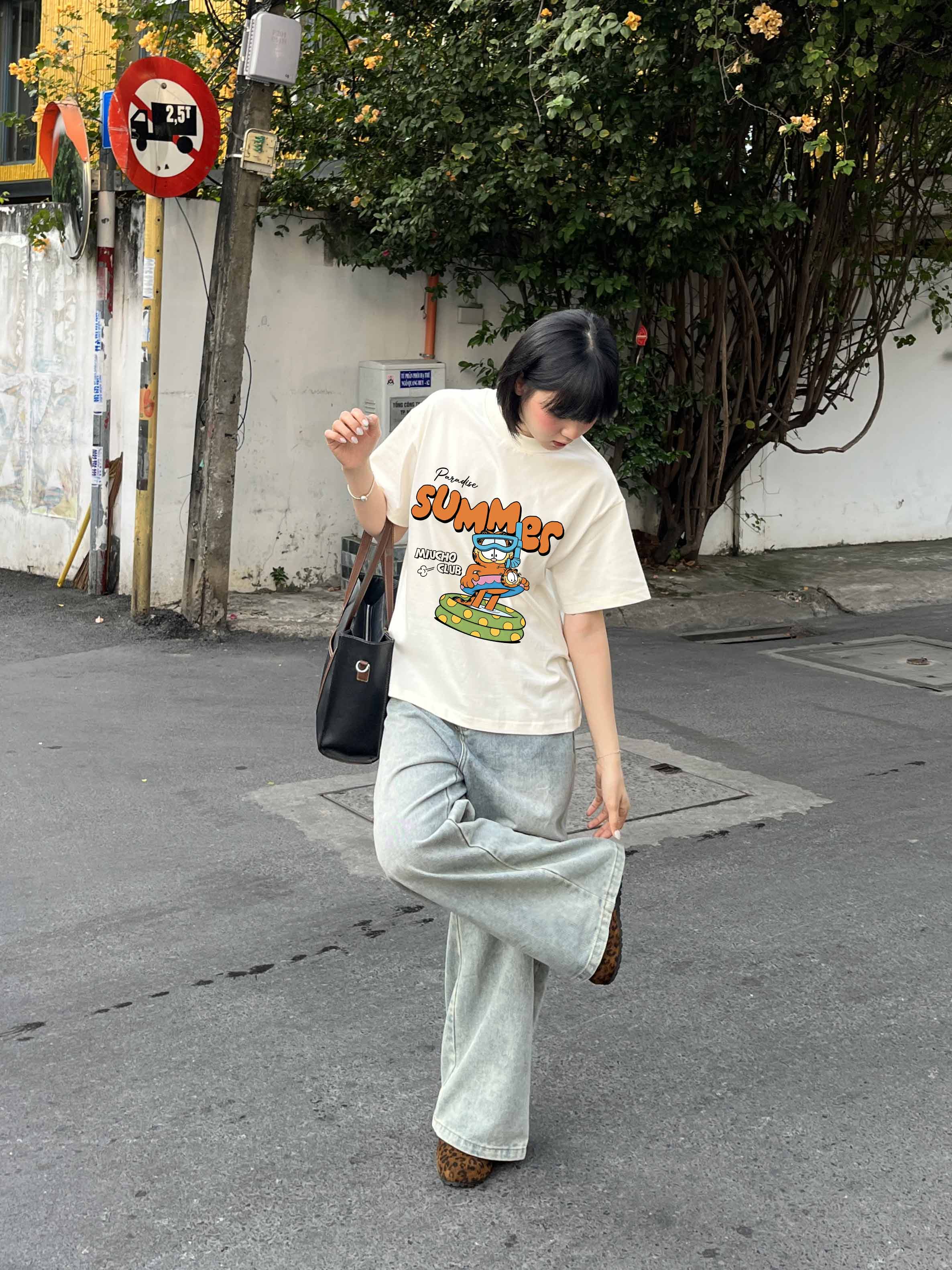 Áo thun boxy hè biển 2270 Miucho chất vải cotton 2 chiều cao cấp dày dặn đứng form in mix_thumbnail_5