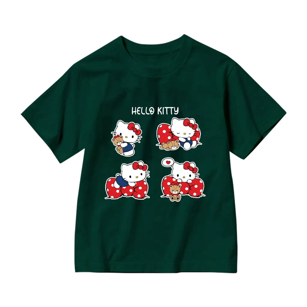 Áo thun kid form rộng Kado chất vải cotton dày dặn thoáng mát thoải mái Hello Kitty 2886_thumbnail_10