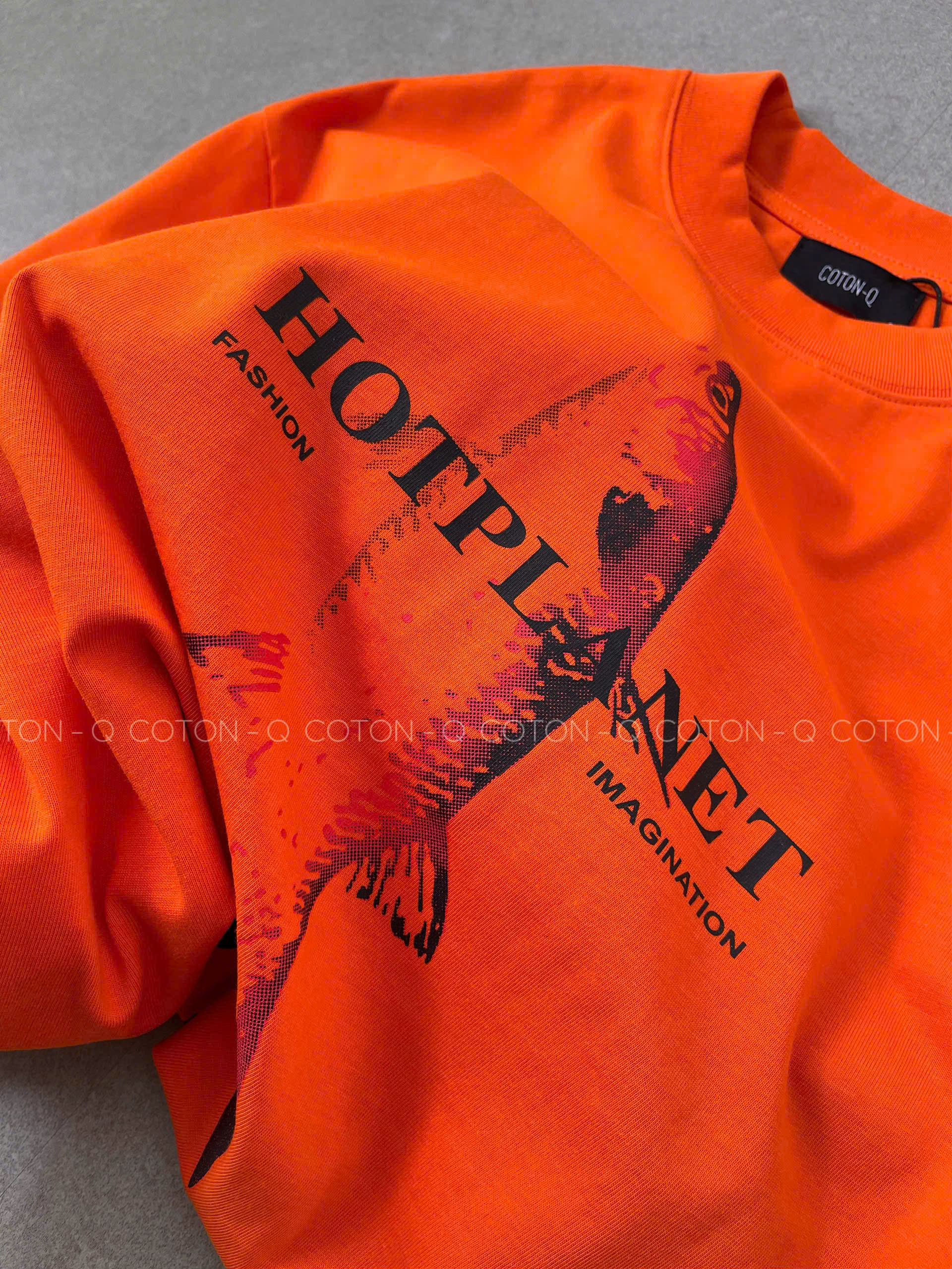 Áo thun tay ngắn Cotton Q cam in_thumbnail_9
