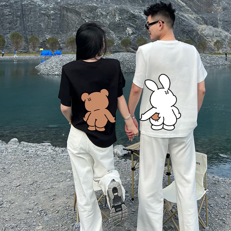 Áo thun couple form rộng cặp đôi unisex local brand ATD948 Miucho tay ngắn cổ tròn in artwork_thumbnail_3