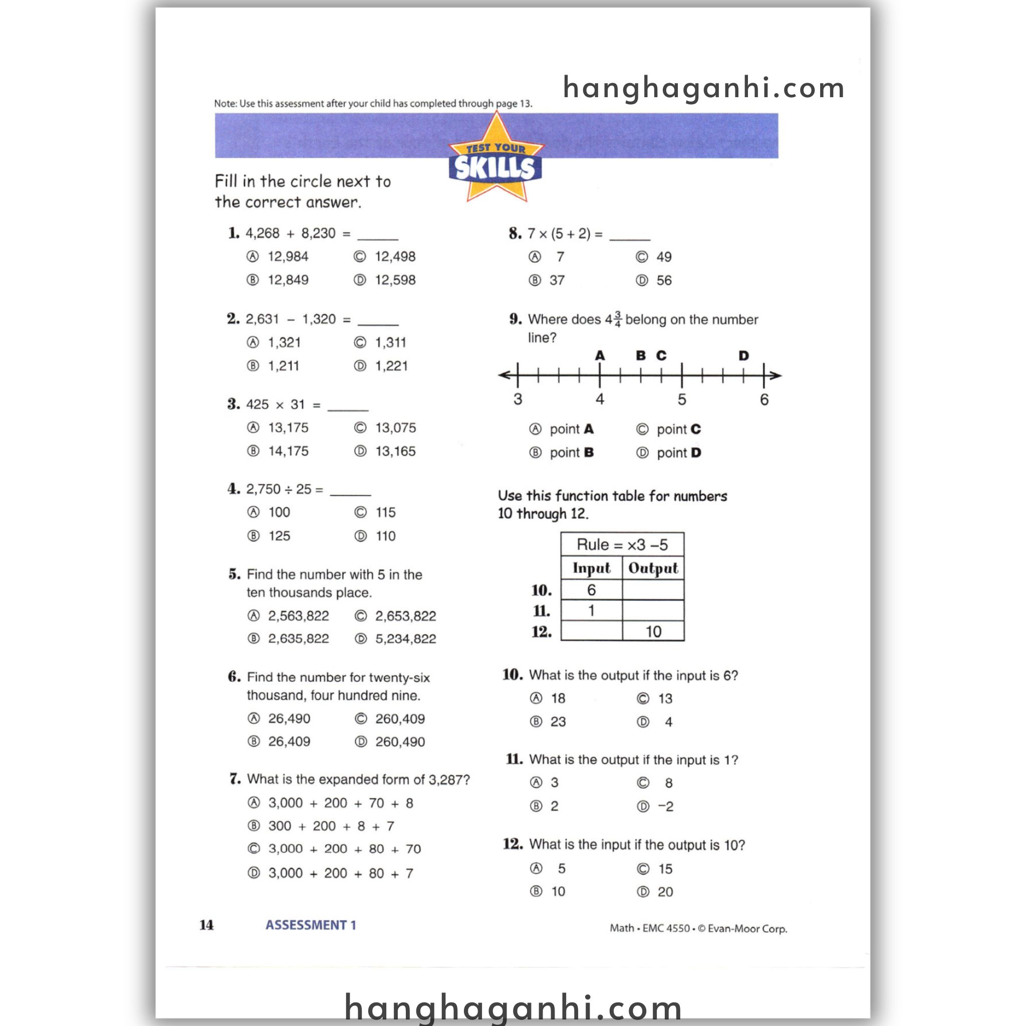 Skill Sharpeners Math Grade 6, Sách Toán Mỹ Evan Moor cho học sinh lớp 6_thumbnail_2