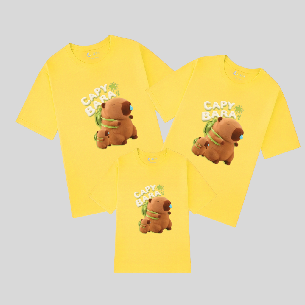 [Form rộng] Áo thun gia đình in hình CapyBara- LOZA G0192_thumbnail_1
