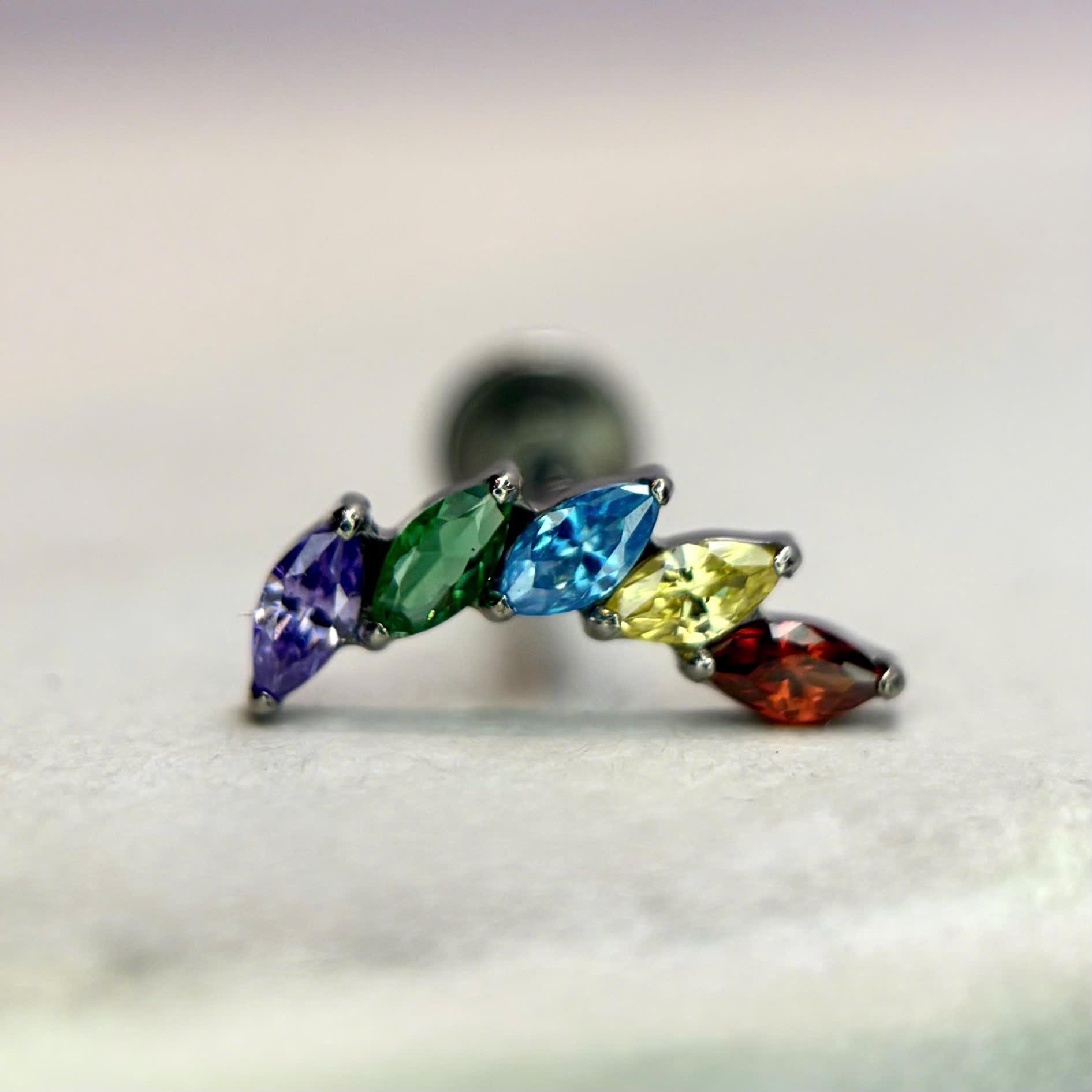 Khuyên kiểu titan lá 5 cánh 5 màu_thumbnail_1