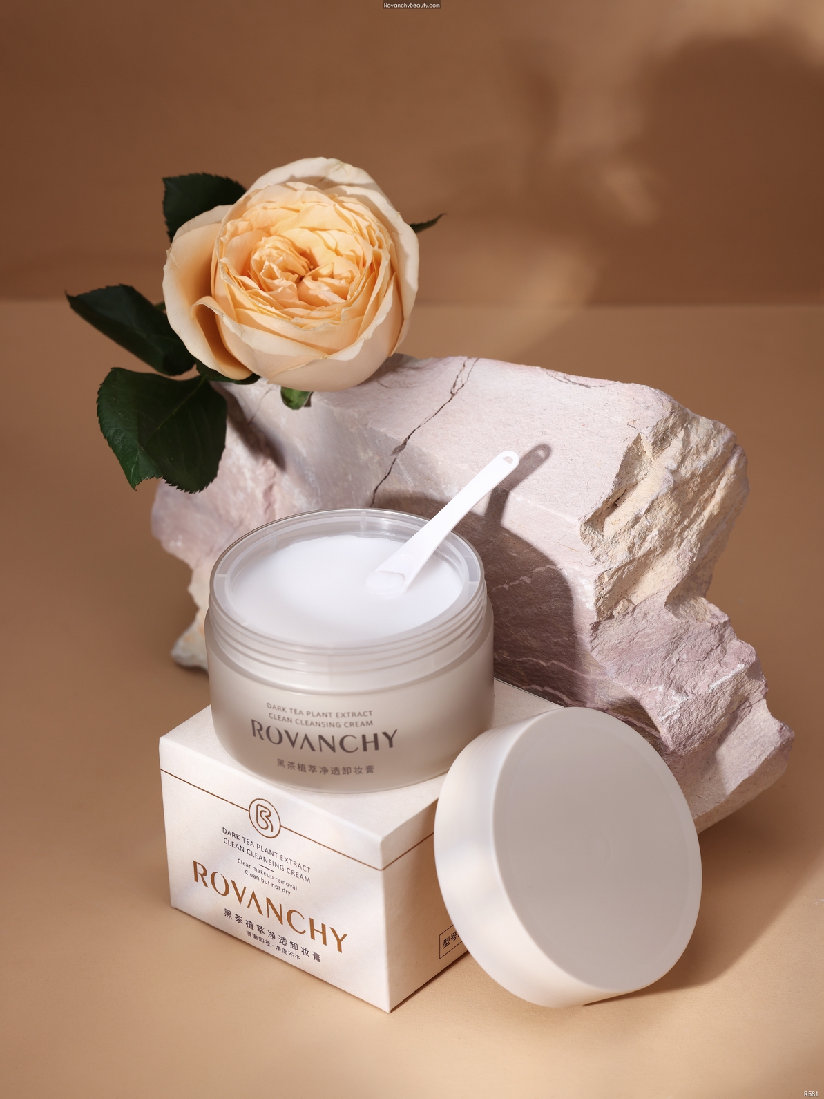 Kem Tẩy Trang R581 ROVANCHY Chiết Xuất Trà Đen - Làm Sạch Sâu, Dịu Nhẹ Cho Mọi Loại Da_thumbnail_4