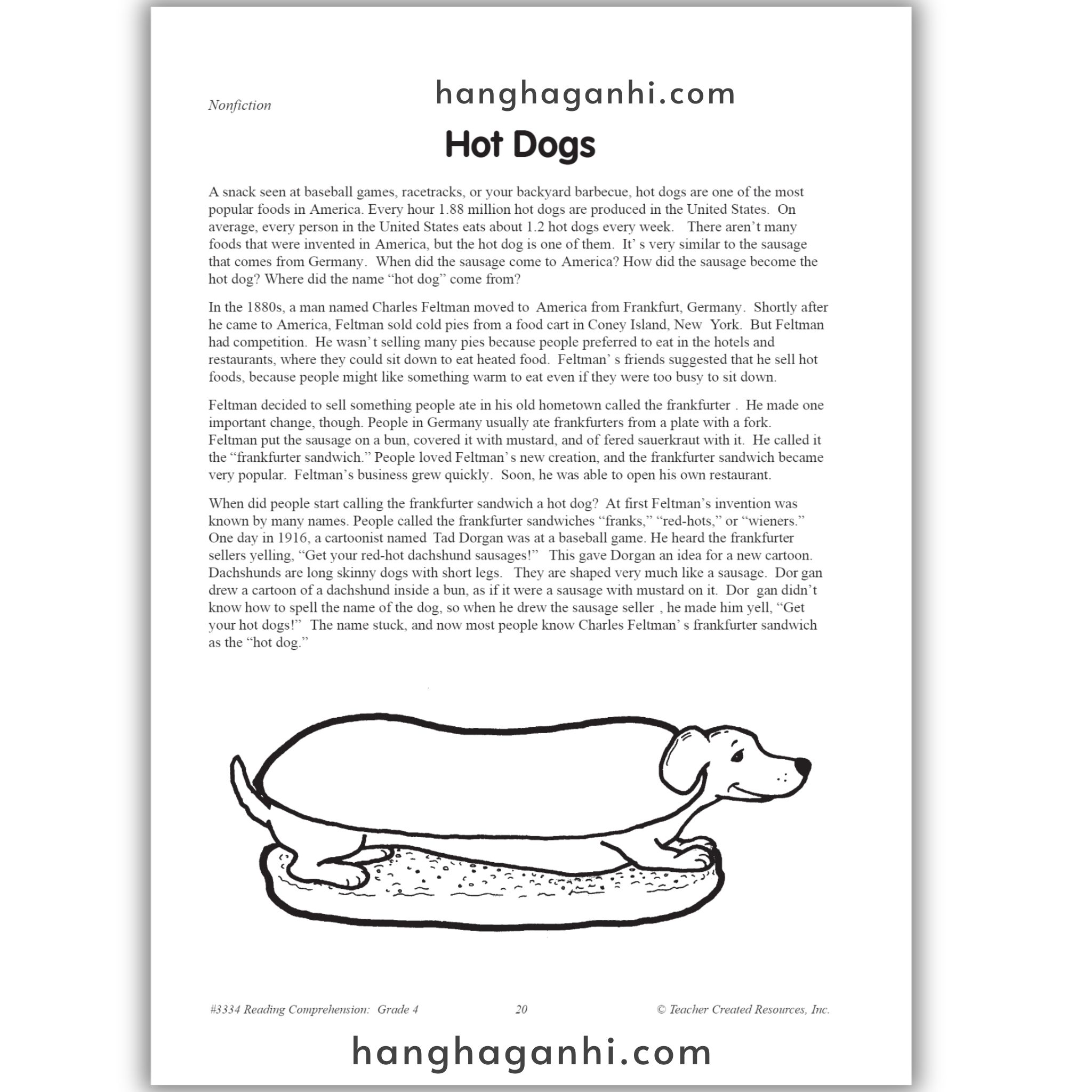 Reading Comprehension Grade 4 Teacher Created Resources, sách đọc hiểu lớp 4_thumbnail_5