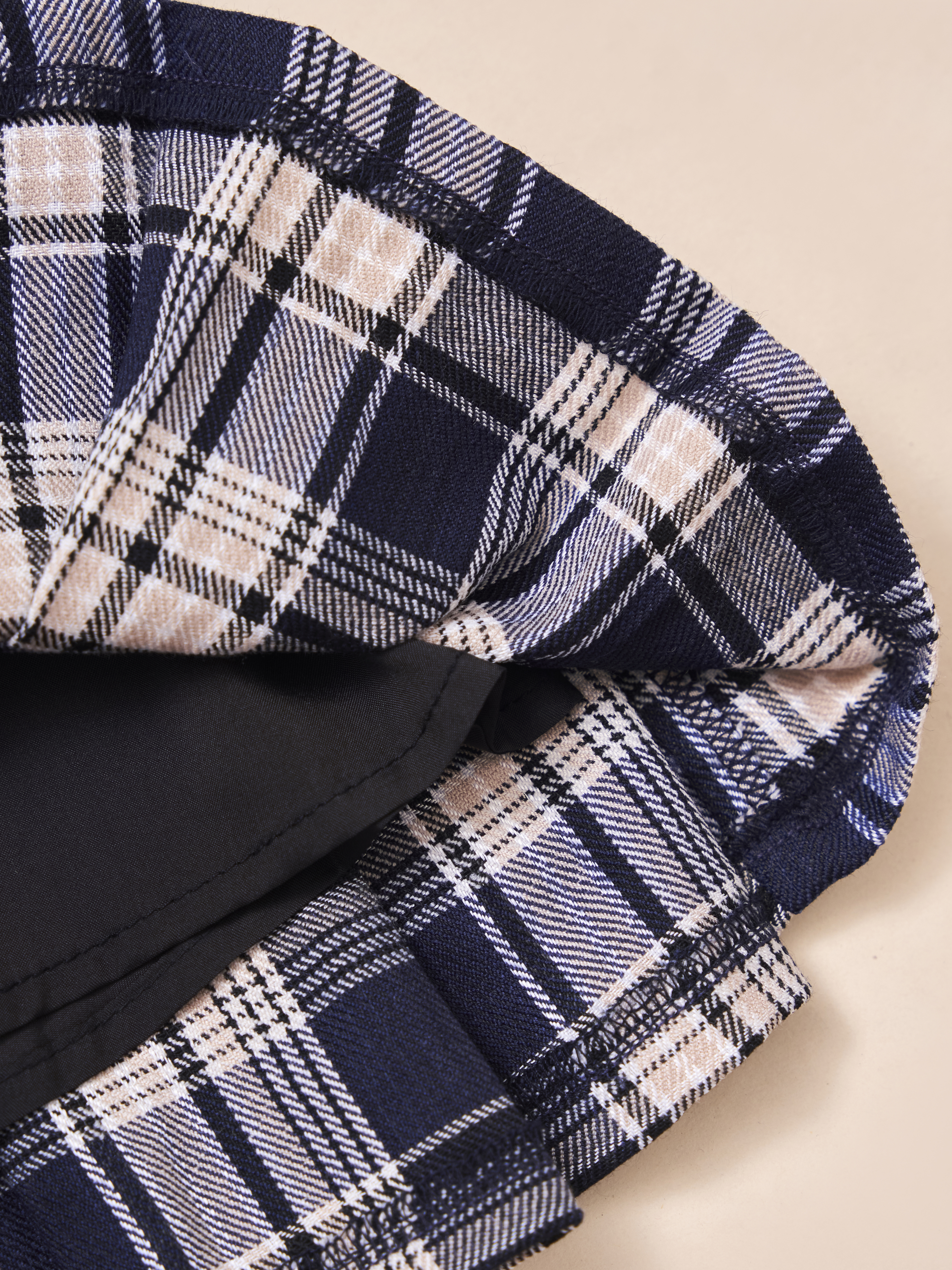 Chân váy kẻ xếp ly chun cạp_thumbnail_3