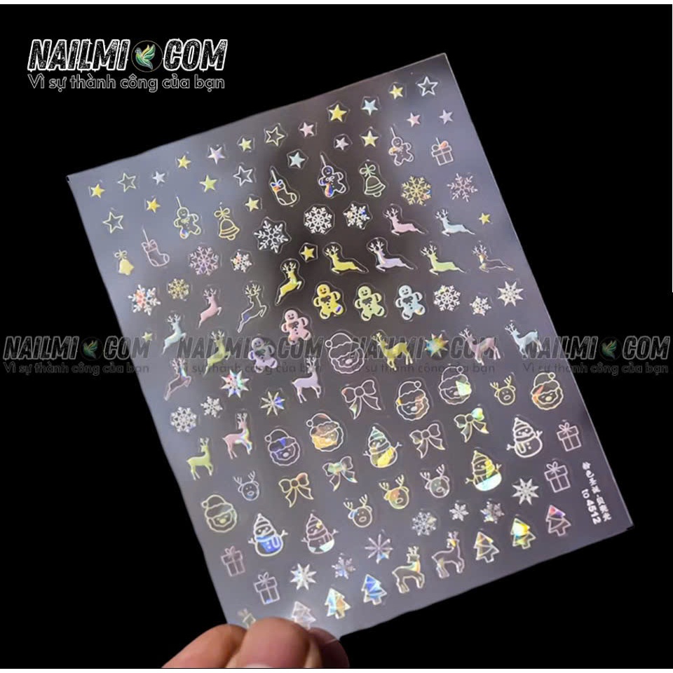Sticker nail 5D noel To4512