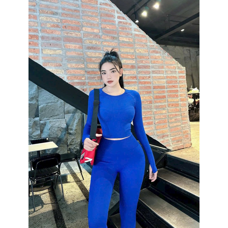 Set Quần Áo Dài Áo Tay Dài Ôm Body_thumbnail_1