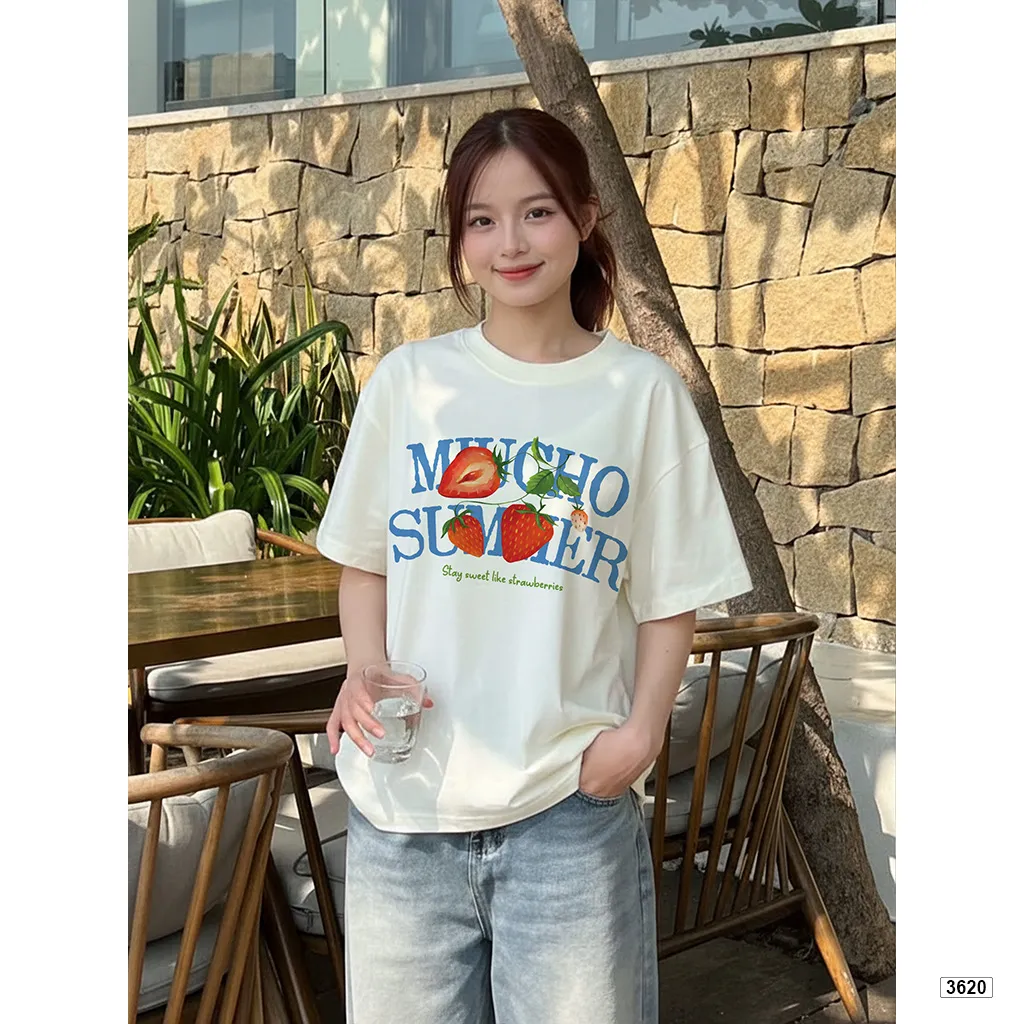 Áo thun boxy unisex Miucho Summer tôn dáng 3620_thumbnail_4