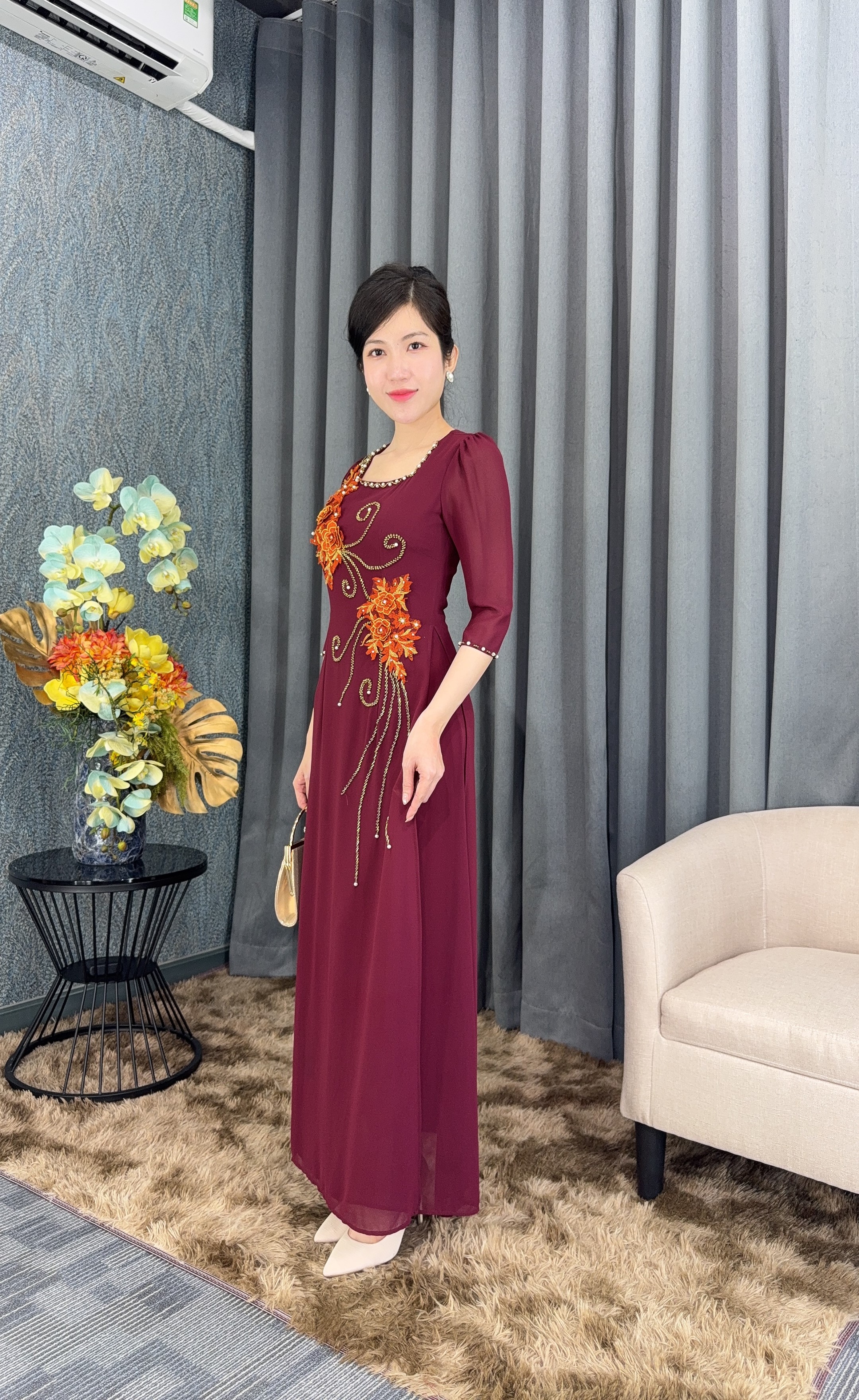 Đầm giả áo dài - Y1771 - Thương hiệu Zonbig_thumbnail_13