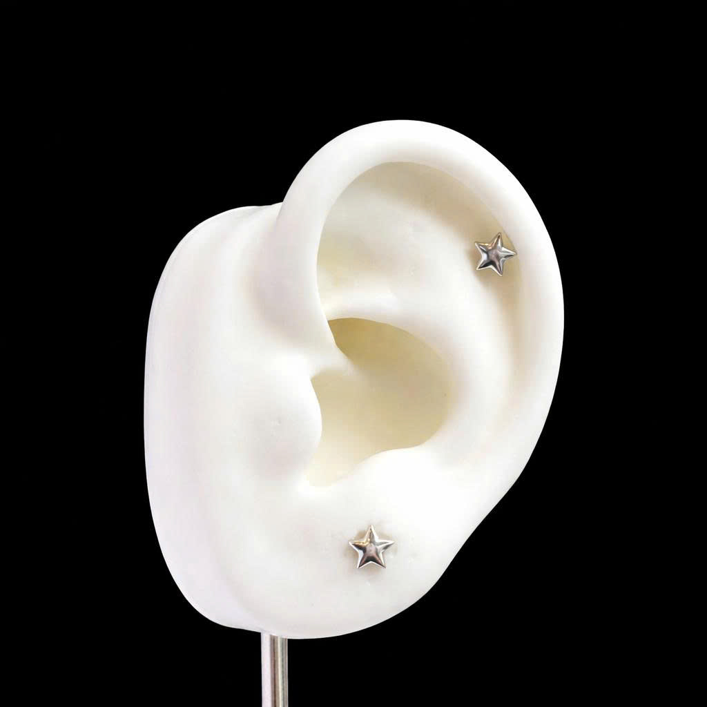 Khuyên kiểu sao nhô đít dẹt