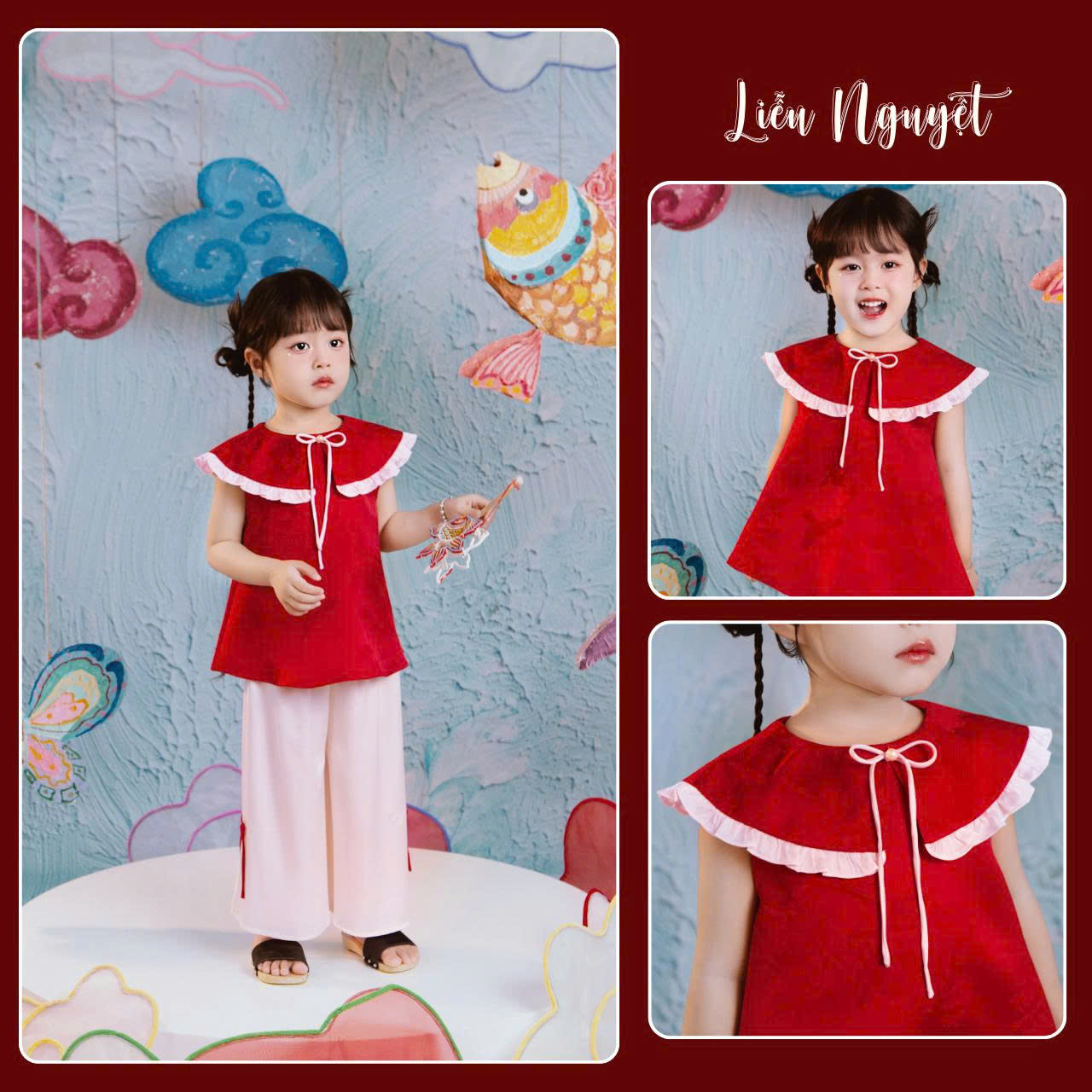 Bộ áo dài ĐỎ Liễu Nguyệt_thumbnail_5