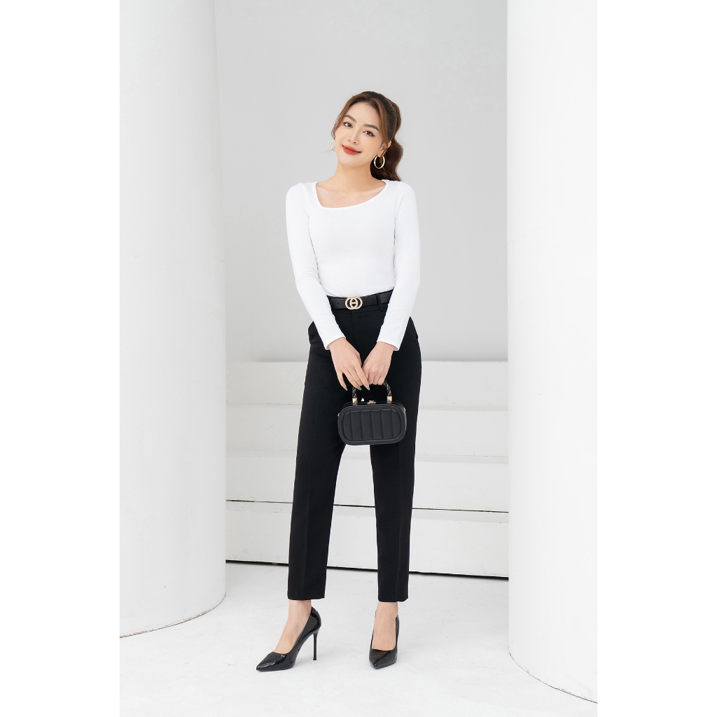 [Form Ôm] Áo thu đông nữ dài tay giữ nhiệt dáng ôm chất liệu borip 4 chiều - Loza G0086_thumbnail_11