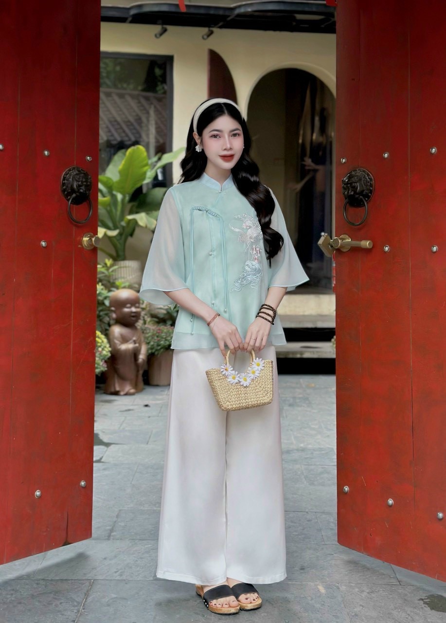 PP23 Pháp phục Voan tơ lễ chùa thêu chim hạc Tinh Nhi_thumbnail_20