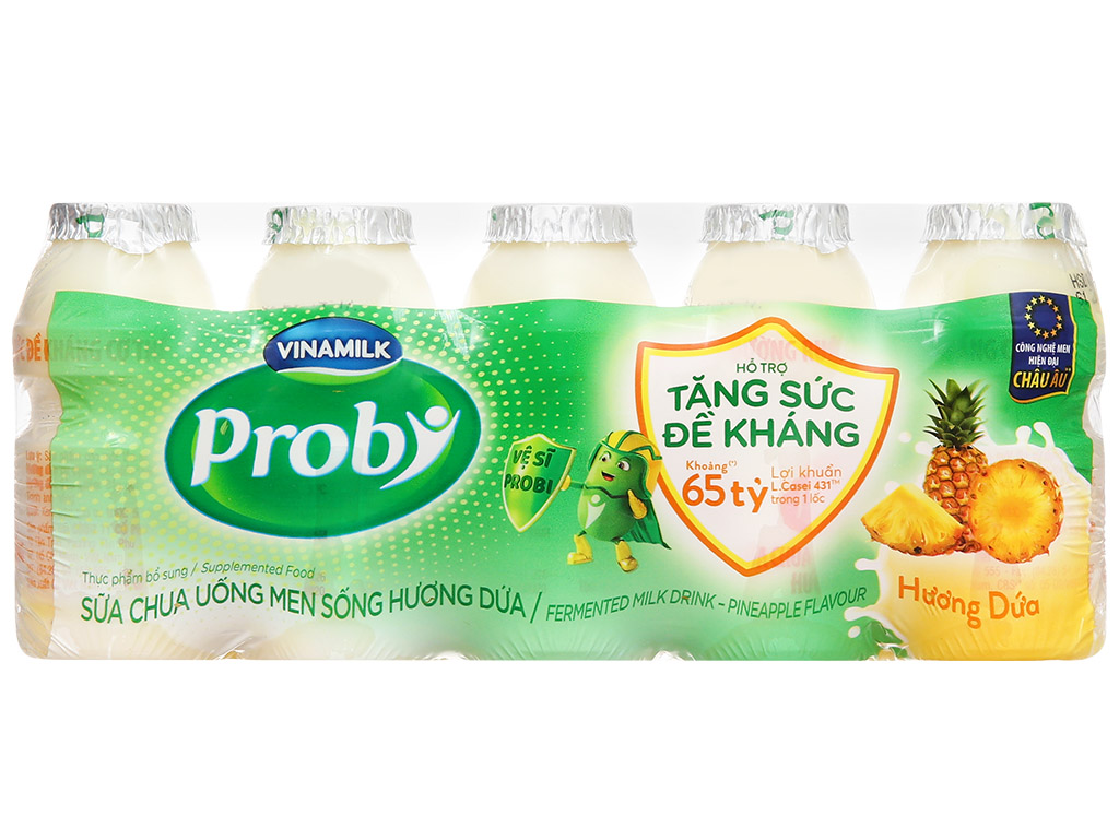 SỮA CHUA PROBI Dứa T/10lốc/5h