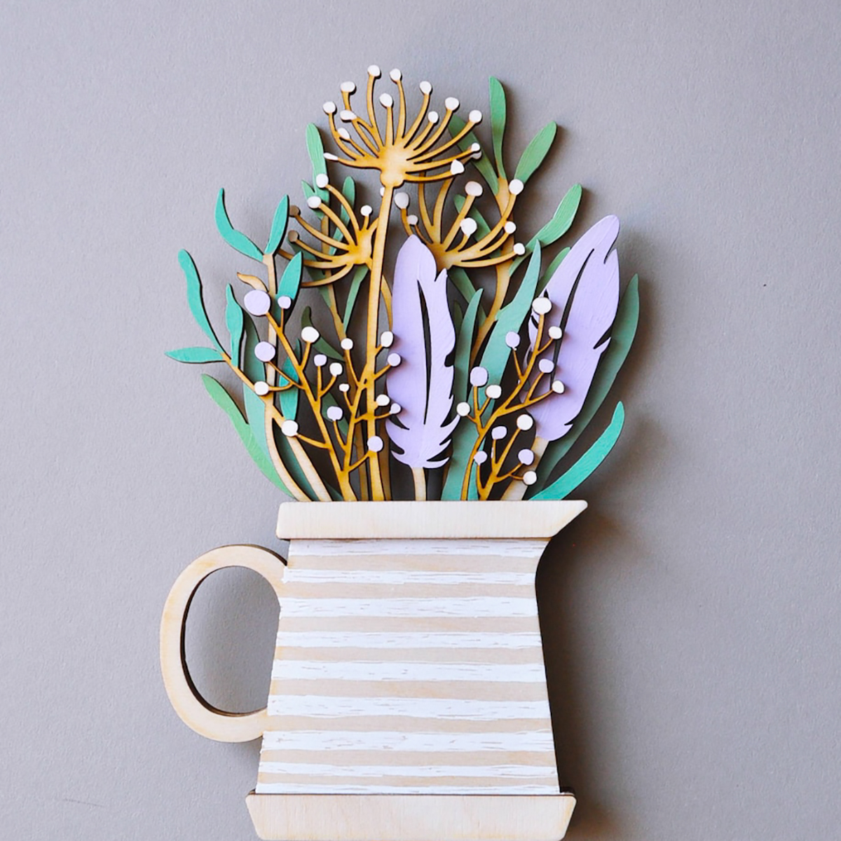 Bình Hoa Bất Tử - Bình hoa gỗ trang trí độc đáo, để bàn học, bàn làm việc (size 15x20 cm)_thumbnail_3