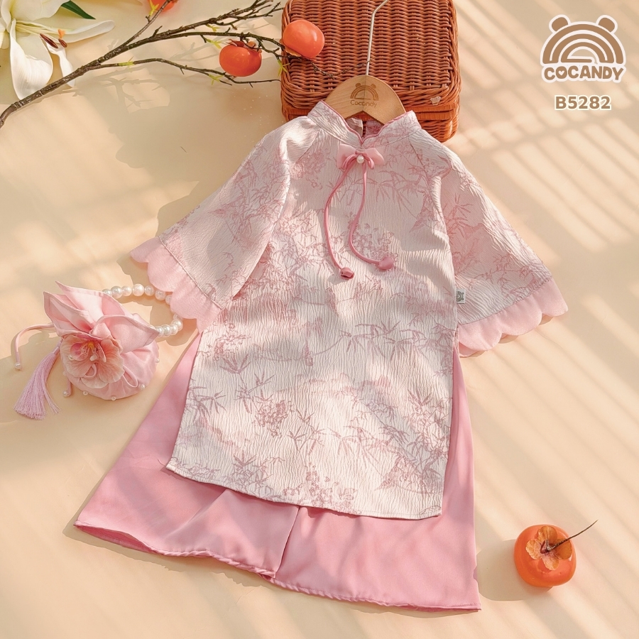 Bộ áo dài HỒNG Tiểu Trúc_thumbnail_1