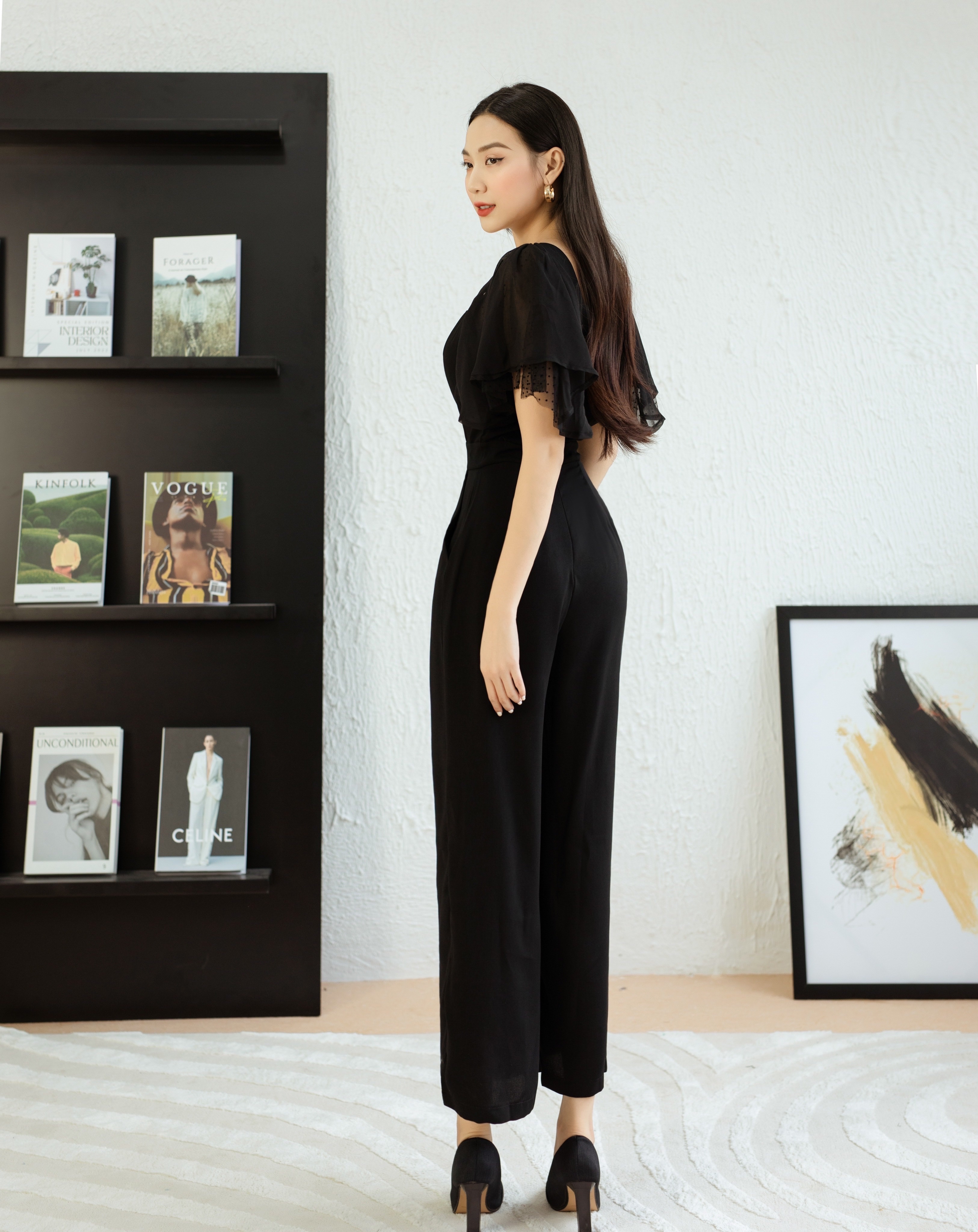 Jumpsuit thiết kế tay cánh tiên phối đá_thumbnail_5