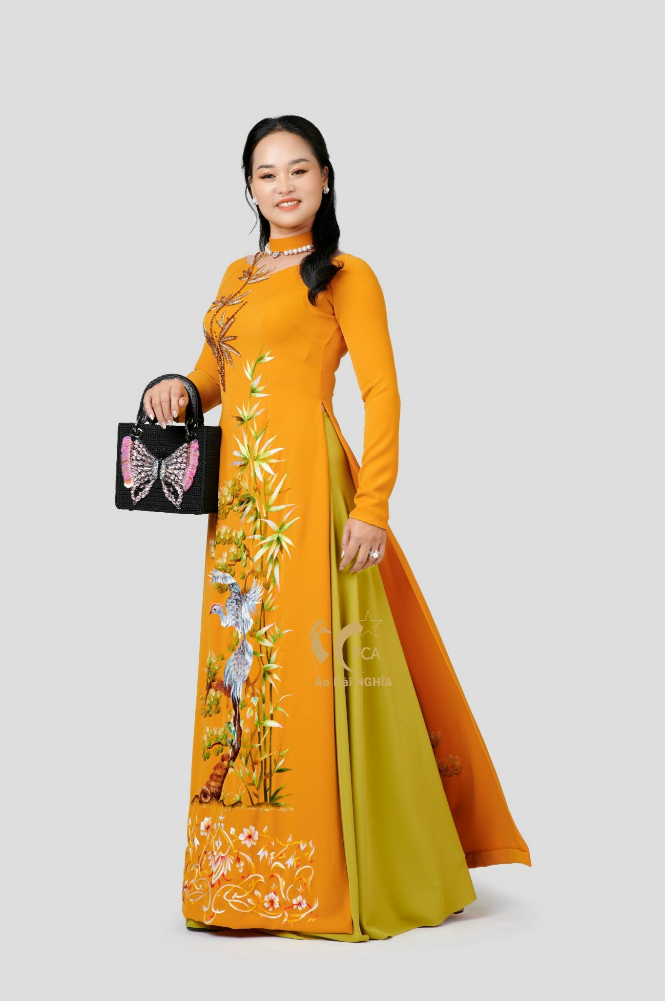 Áo dài mẫu một