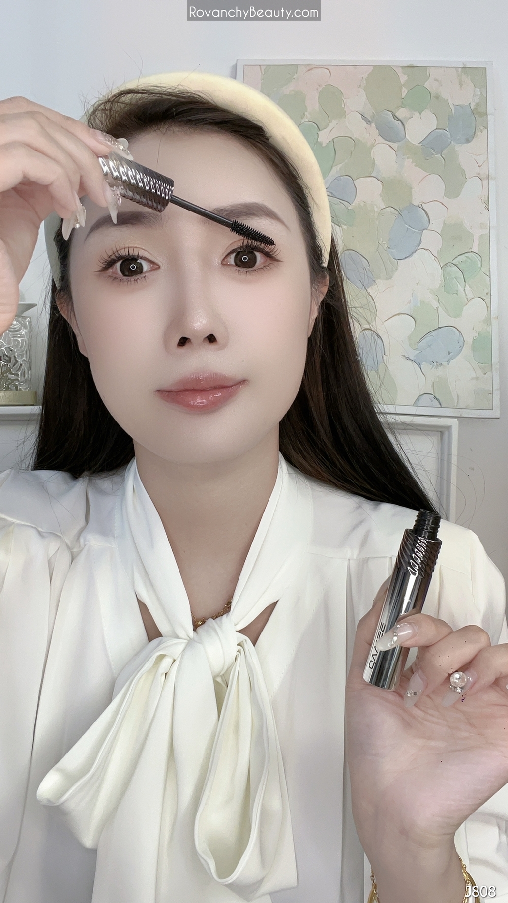 Chuốt Mi QAAJEE J808 Dài Mượt, Định Hình, Không Lem, Công Nghệ Cao_thumbnail_10