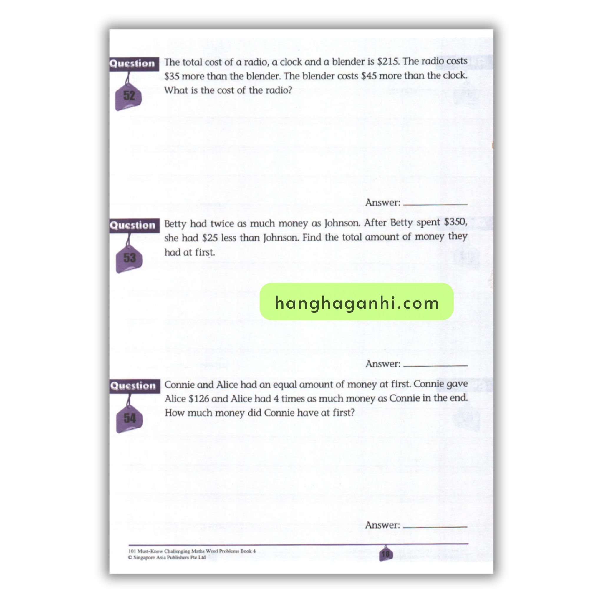 [Sách] 101 Must- Know Challenging Maths Word Problems Book 4_thumbnail_6
