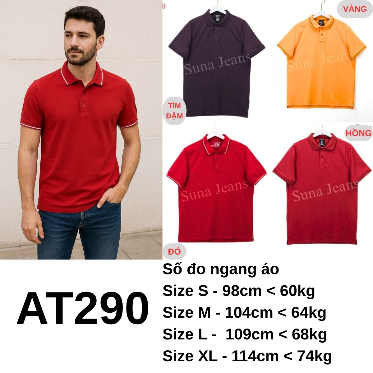 AT290 Áo thun POLO NAM