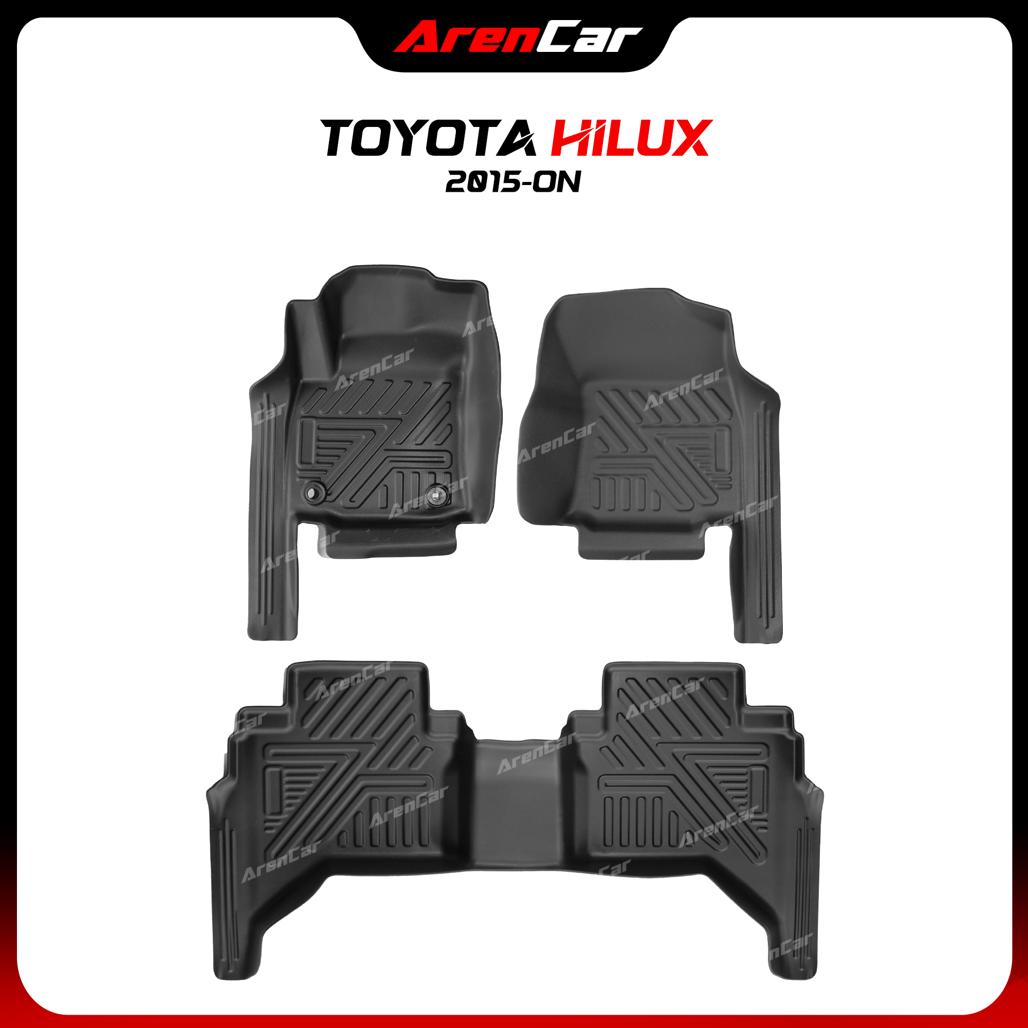 Thảm Lót Sàn Ô Tô TPE Nhựa Đúc Toyota Hilux