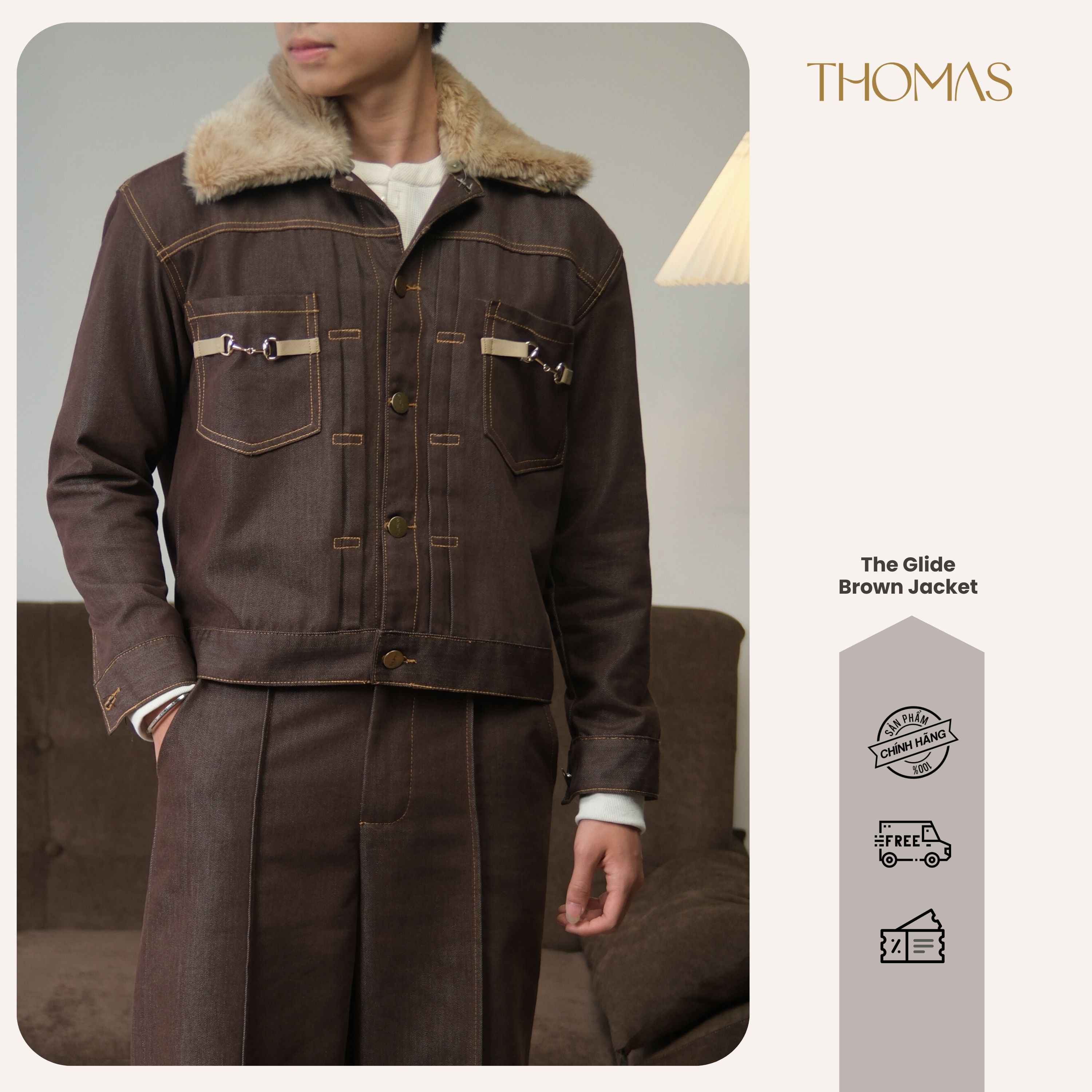 Áo Jacket Faded Ink Vải Denim Form Regular_thumbnail_5