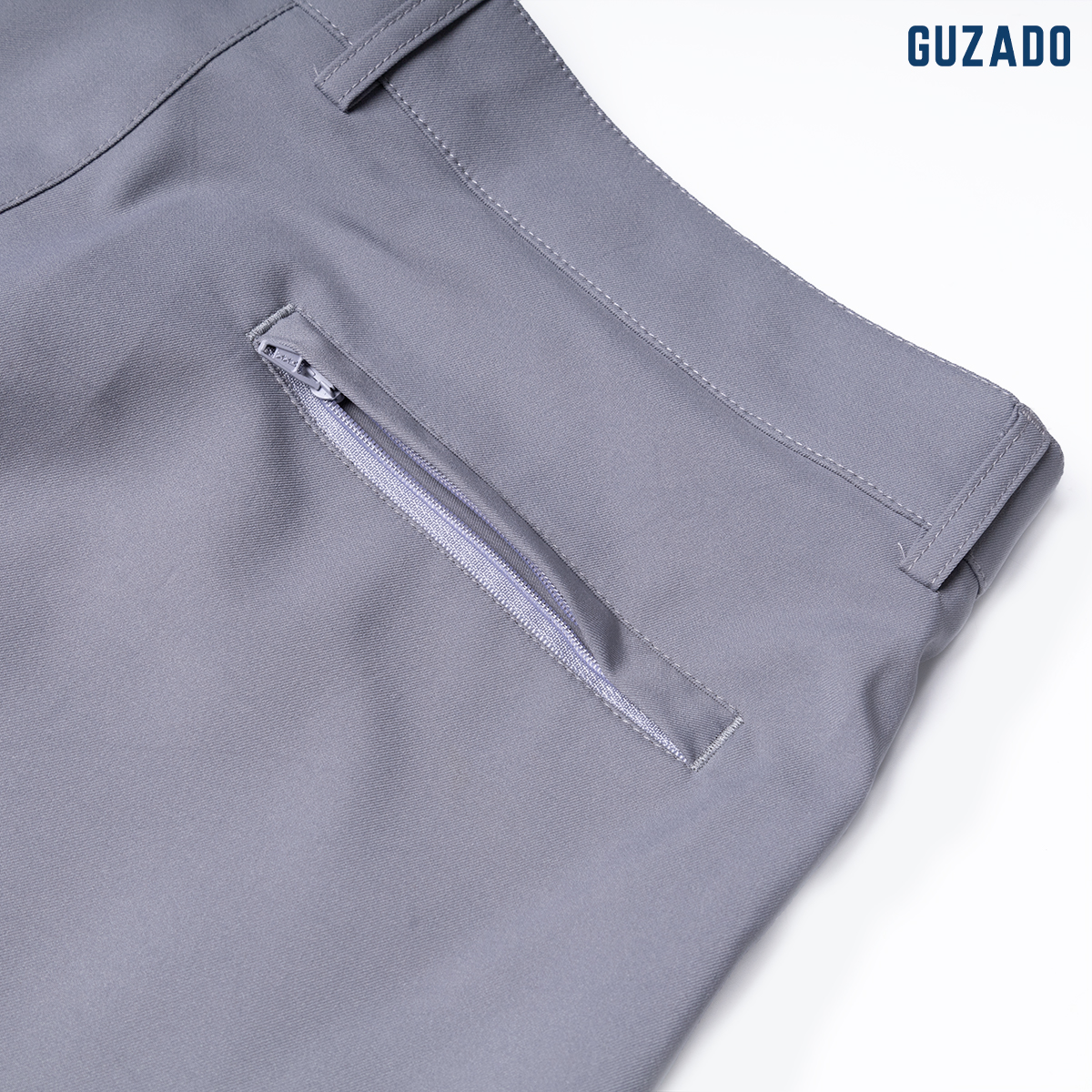 Quần Short Tây Âu Nam GUZADO Kaki Giữ Form Cạp Cúc GSR15_thumbnail_24