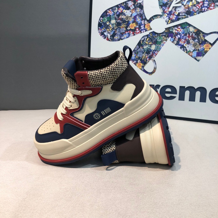 iày Nam Mùa Đông Mới 2025, Giày Thể Thao Đế Dày Cao Cổ, Giày Thể Thao Thông Thường, Giày Thường Có Dây Buộc Thời Trang Đa Năng Hợp Thời Trang CR_thumbnail_3