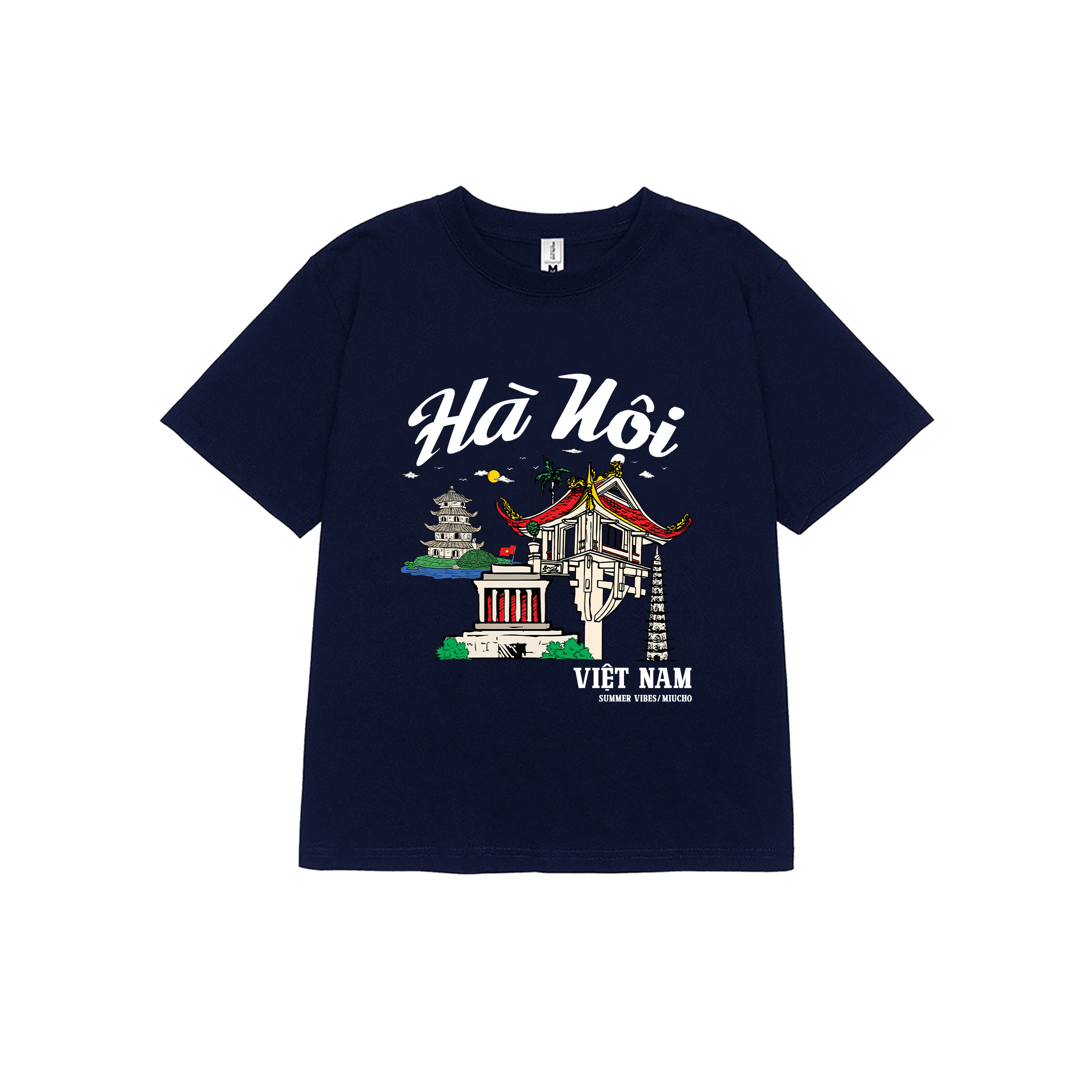Áo thun baby tee form ôm xinh xắn ABD1277 Miucho tay ngắn cổ tròn in hình Hà Nội_thumbnail_15