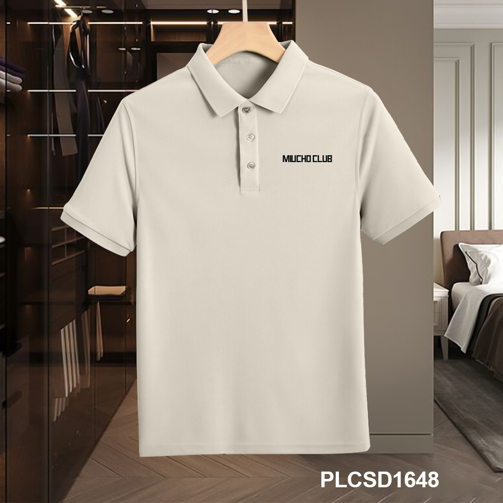 Áo polo nam form vừa vải cá sấu đứng form PLCSD1648 Miucho Iconic in typography_thumbnail_7
