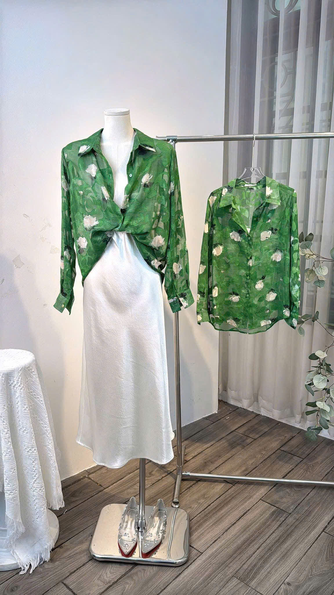 Áo somi họa tiết 2 màu ( XANH )_thumbnail_7