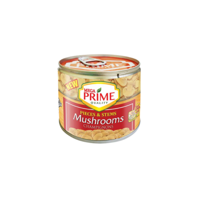 MEGA PRIME MUSHROOM PIECES & STEMS 198G