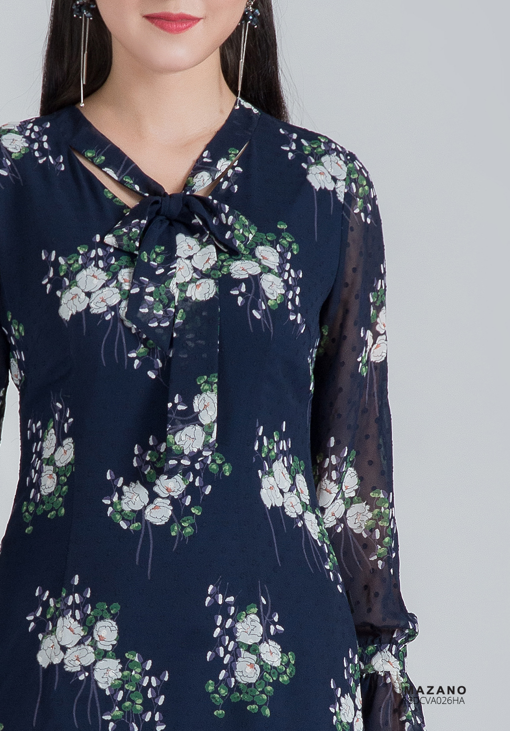 Váy hoa xanh thắt nơ_thumbnail_4