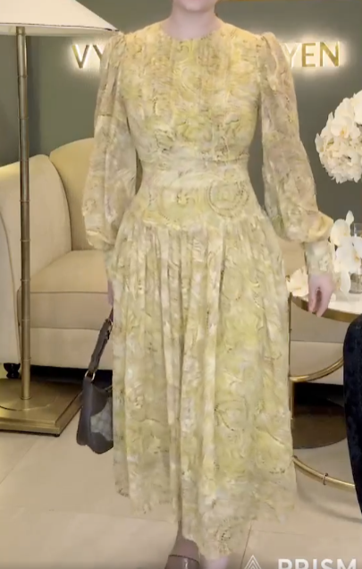 Đầm Xoè Ly Ngực Tay Bồng_thumbnail_4