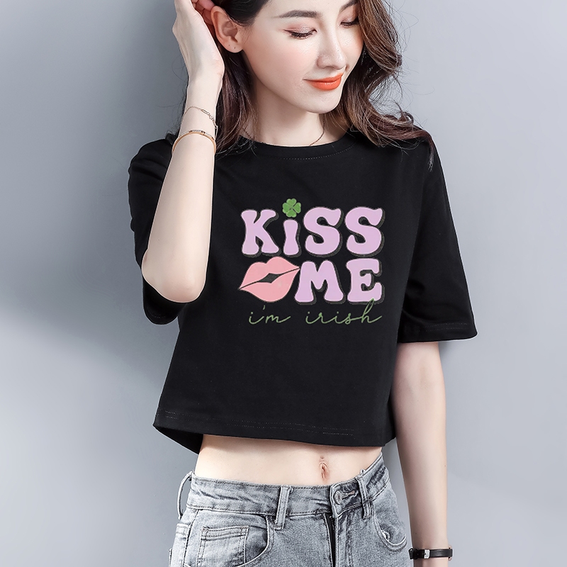 [Form rộng] Áo croptop nữ kiểu form rộng - Áo thun croptop LOZA G0126_thumbnail_2