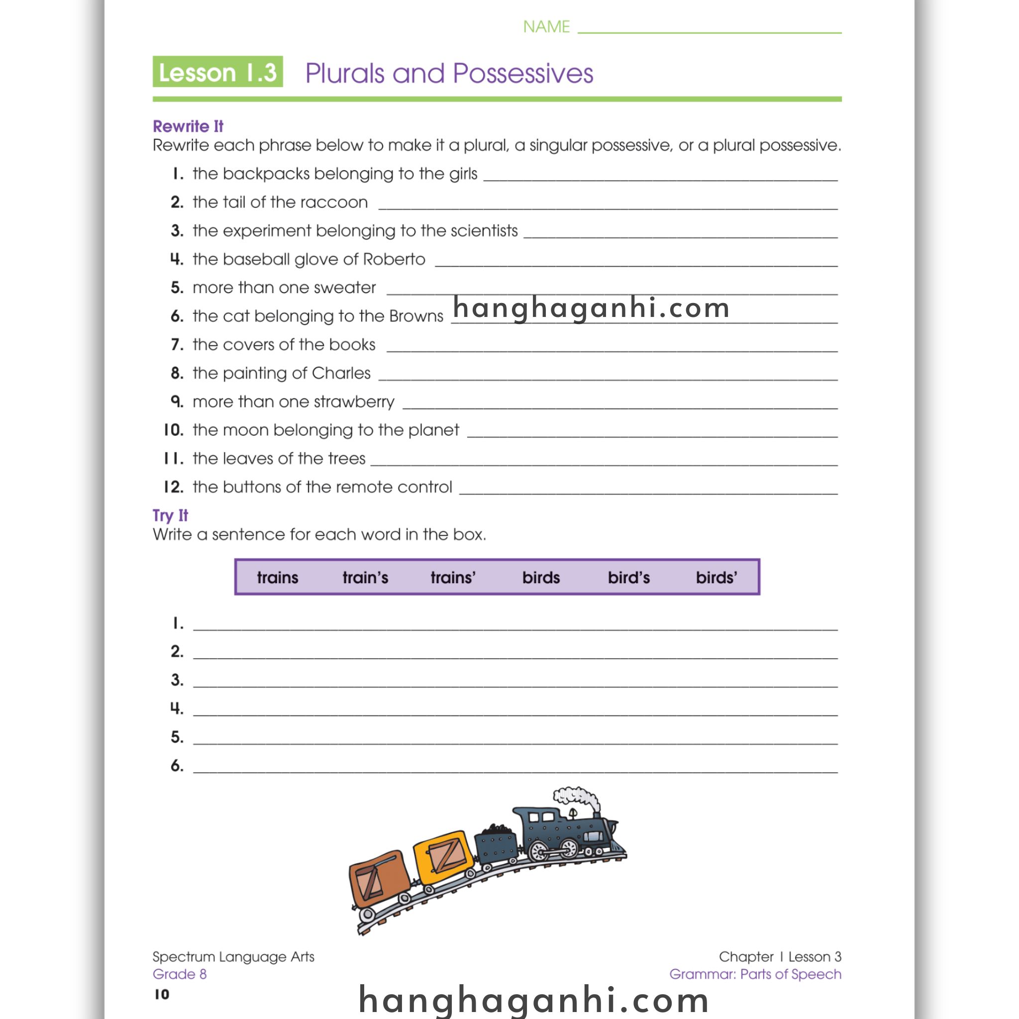 Sách Spectrum Language Arts Workbook Grade 8_thumbnail_1